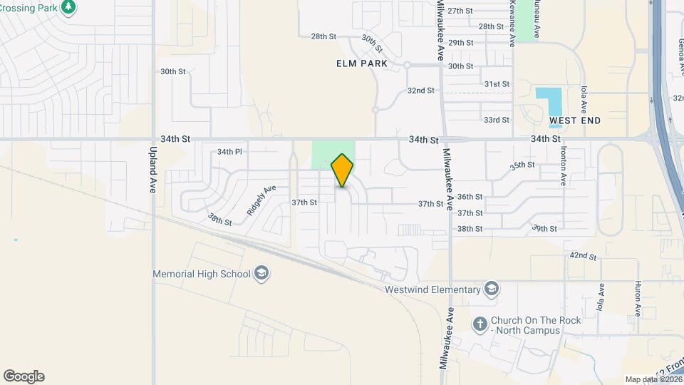 3606 Pontiac Ave Map and Location Details