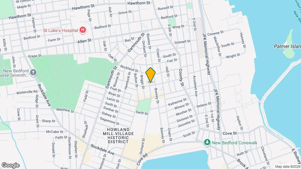105 Thompson St Mapa y Detalles de la Ubicación