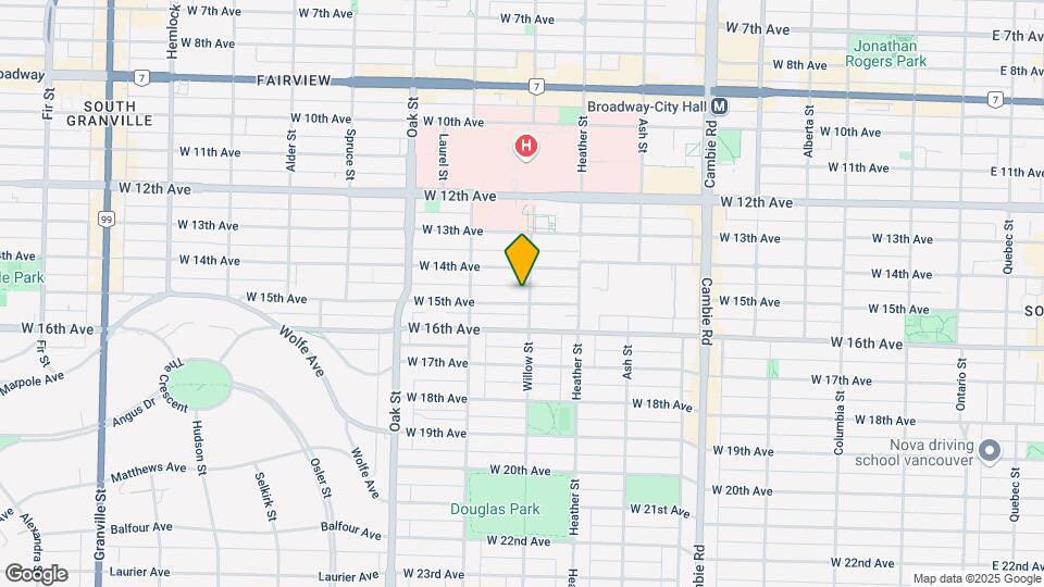 3075 Willow St Map and Location Details