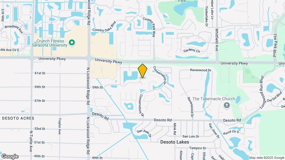 3607 Parkridge Cir Map and Location Details