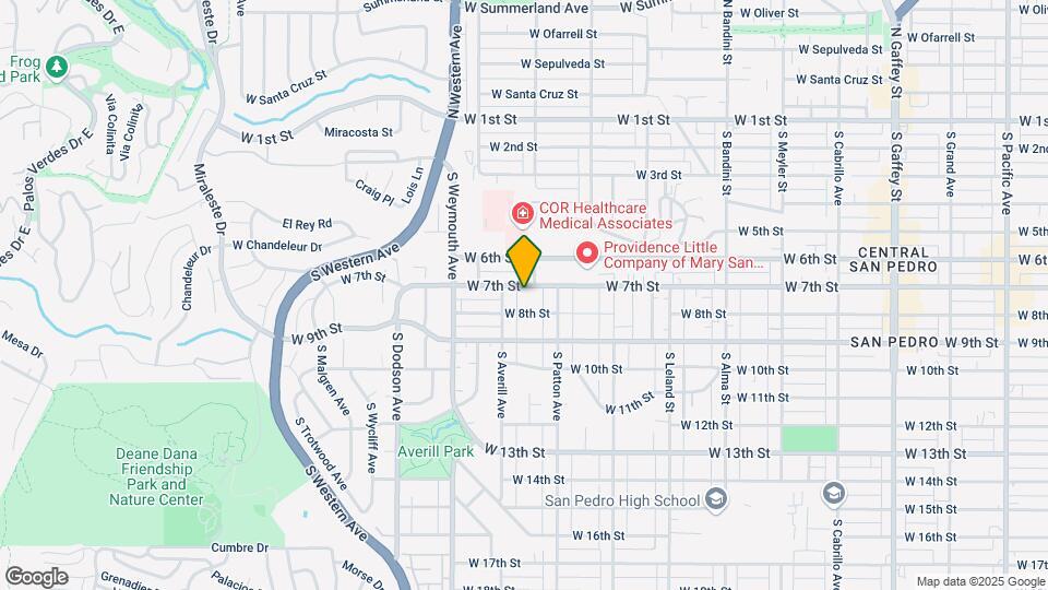 1359 W 7th St Map and Location Details
