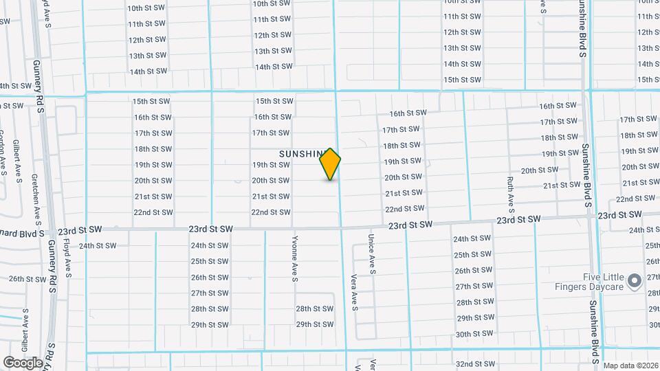 3703 20th St SW Map and Location Details