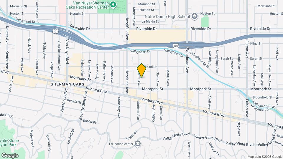 4438 Murietta Ave Map and Location Details