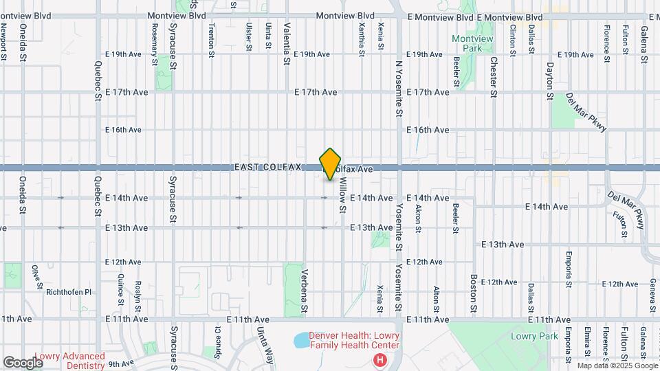 1412 Wabash St Map and Location Details