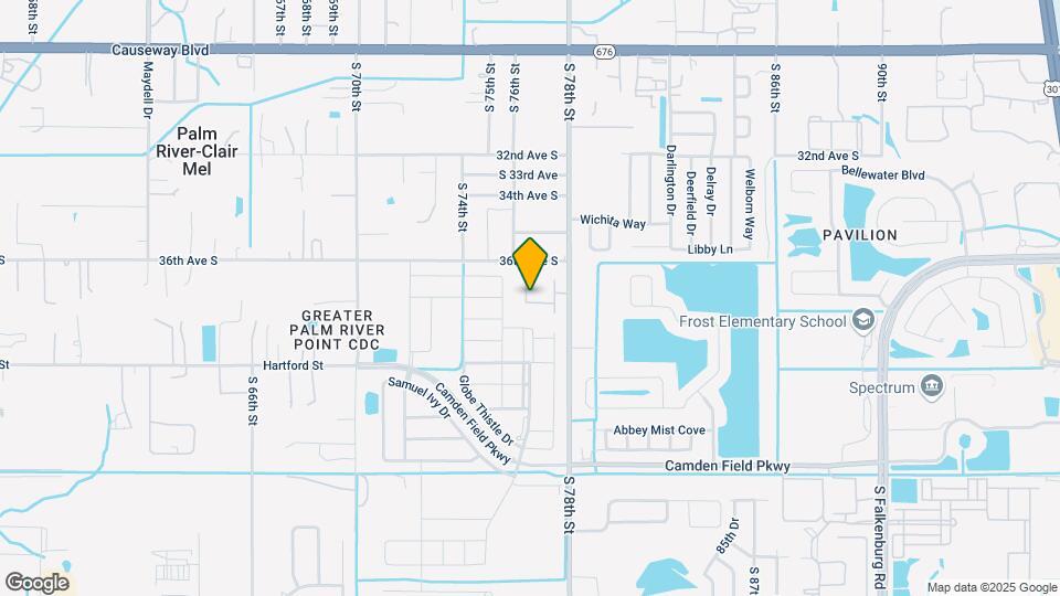 3688 Fulton Ferry Ln, Unit 1 Map and Location Details