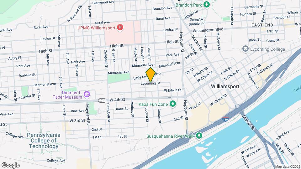 519-525 Lycoming St Map and Location Details