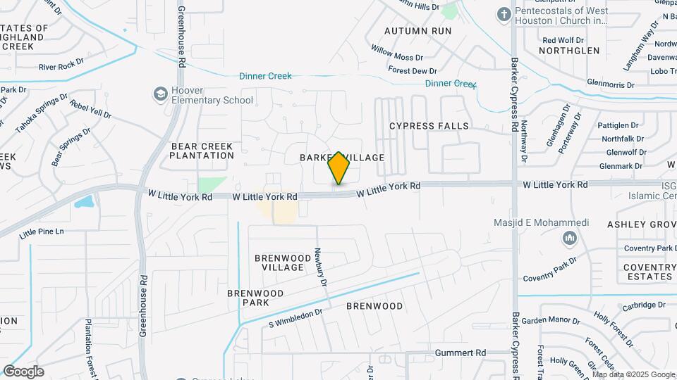 18535 Creek Landing Ct Map and Location Details
