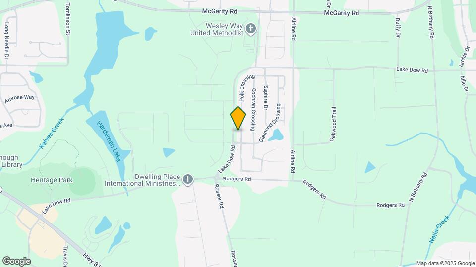 1205 Polk Crossing Map and Location Details