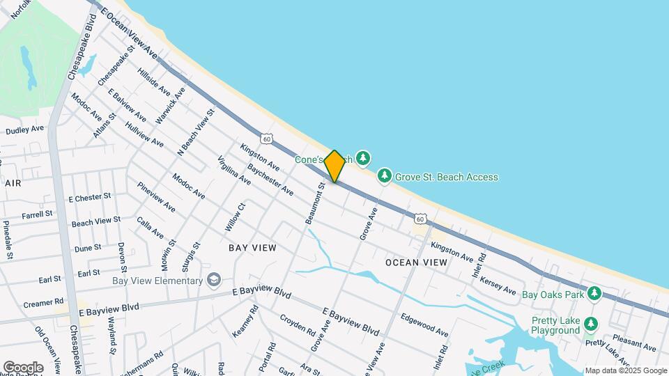 1619 E Ocean View Ave Map and Location Details