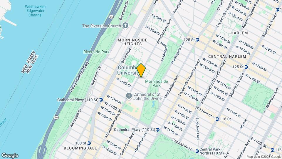 1129-1135 Amsterdam Ave Mapa y Detalles de la Ubicación