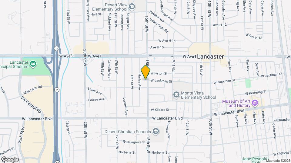 44979 15th St W Mapa y Detalles de la Ubicación