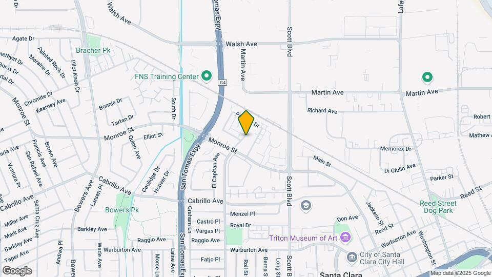 2247 Los Padres Blvd Map and Location Details