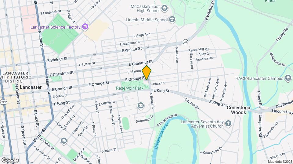 22 N Broad St, Unit Apartment #2 Bedroom 2 Mapa y Detalles de la Ubicación