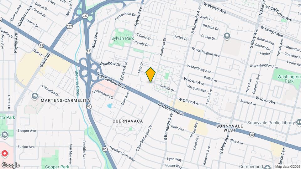 471 Acalanes Dr Map and Location Details