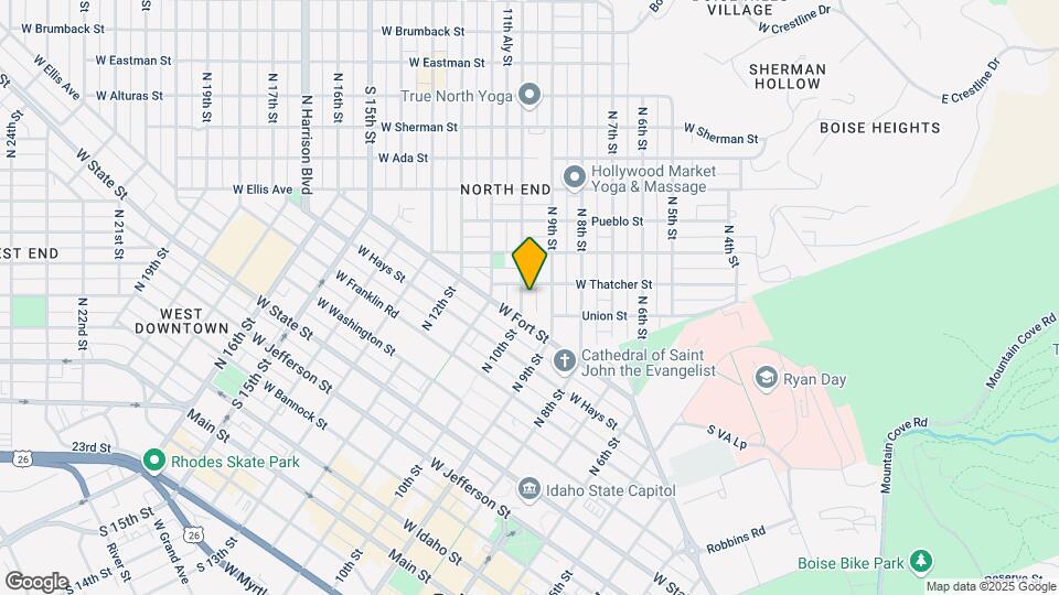 912 N 10th St Map and Location Details
