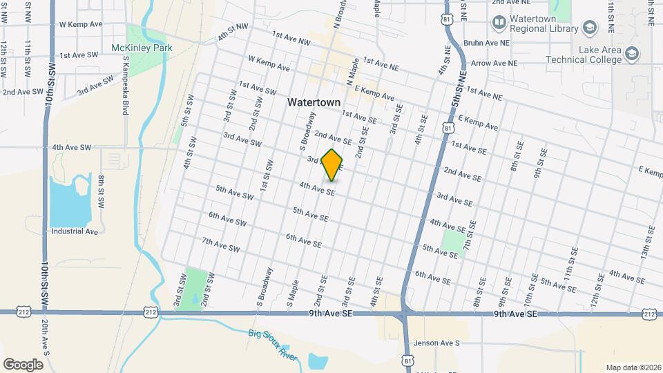 107 4th Ave SE Map and Location Details