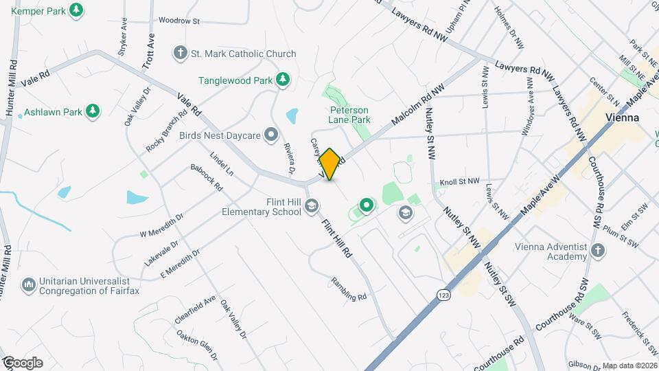 2424 Carey Ln Map and Location Details