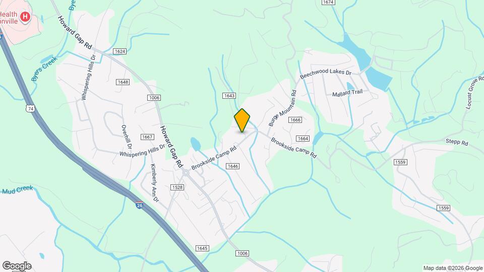 939 Brookside Camp Rd Map and Location Details