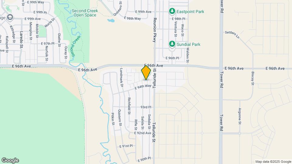 17590 E 95th Ave Map and Location Details