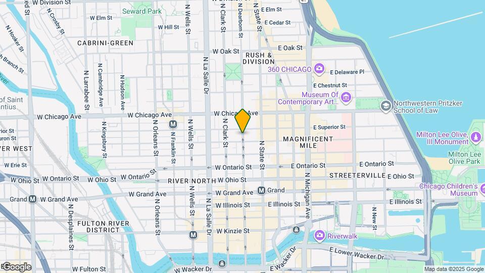 11 W Chestnut St Map and Location Details
