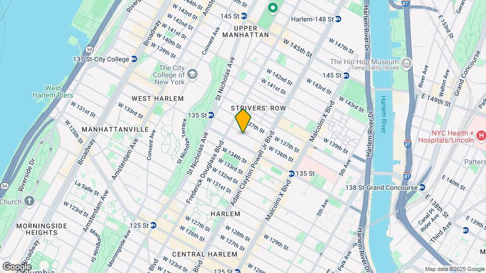 242 W 136th St Map and Location Details