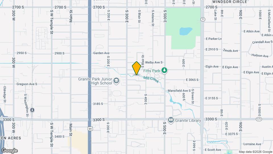 351 Park Creeke Ln, Unit B Map and Location Details