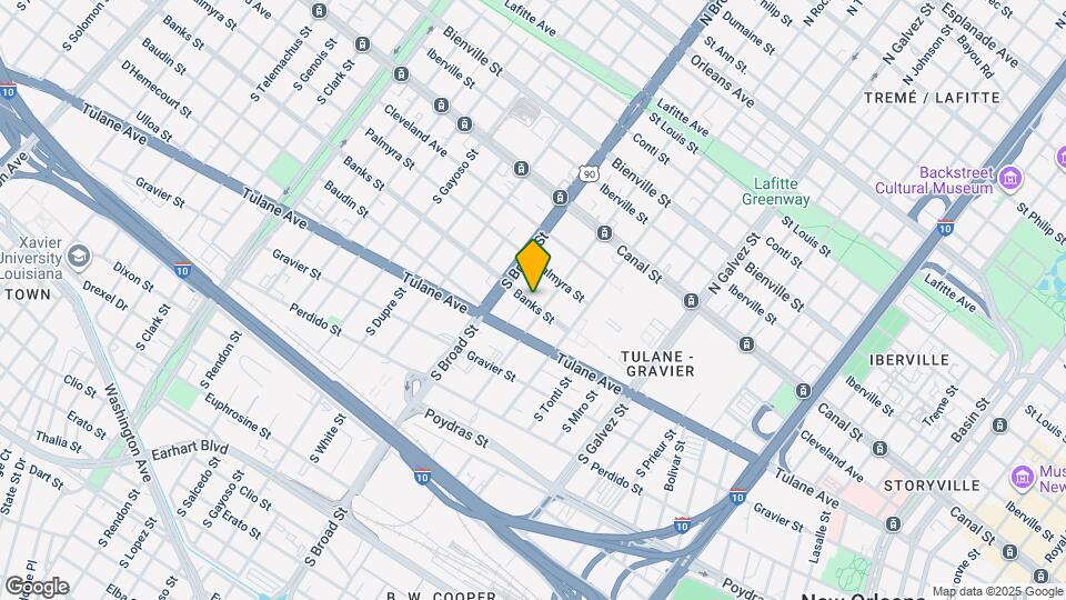 2625 Banks St Map and Location Details