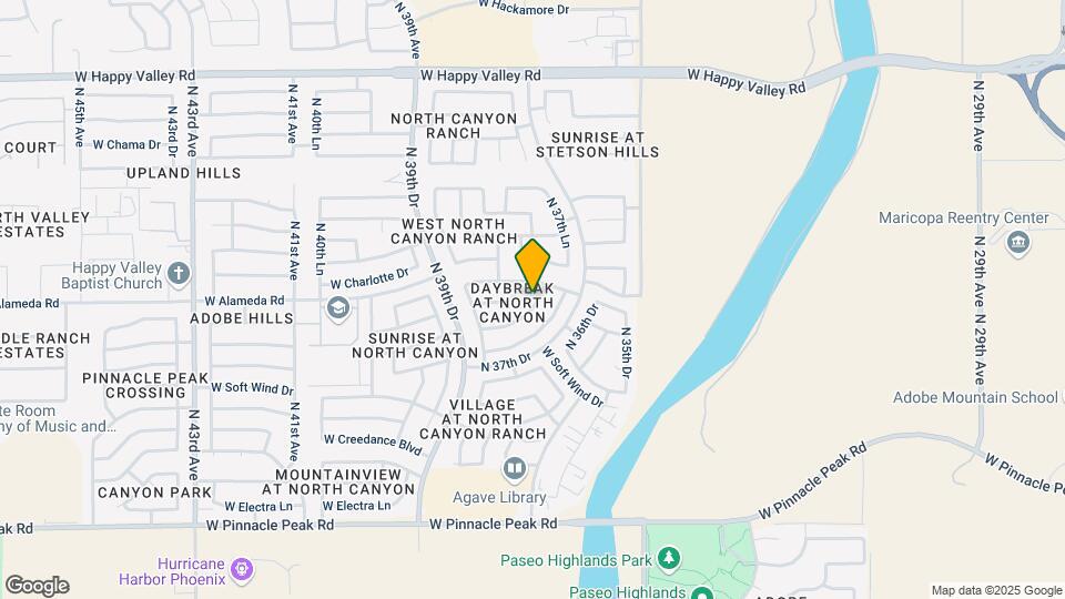 3816 W Misty Willow Ln Map and Location Details