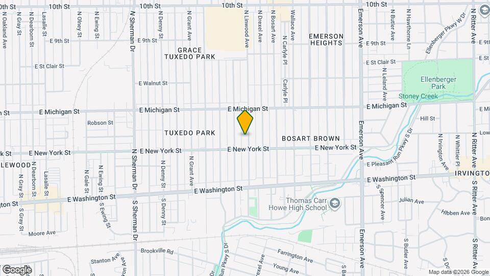 324 N Linwood Ave Map and Location Details