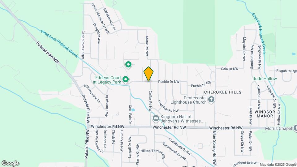 6117 Colfax Rd NW Map and Location Details