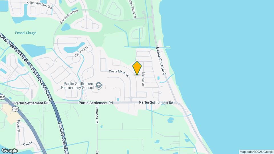 1063 Hermosa Way Map and Location Details