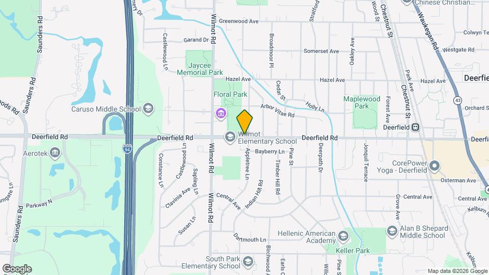 1463 Deerfield Rd Map and Location Details