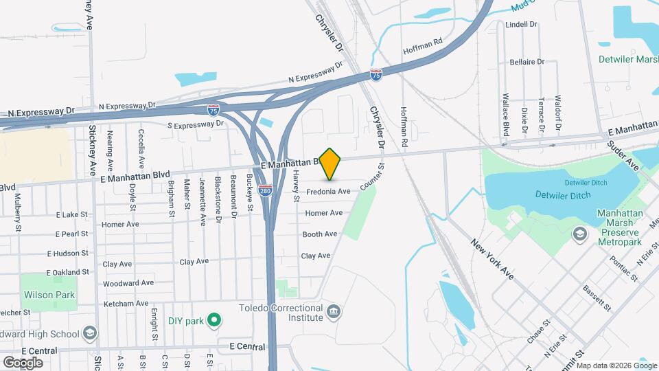 1901 Fredonia Ave Map and Location Details