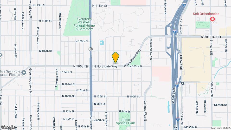 1402 N Northgate Way Map and Location Details