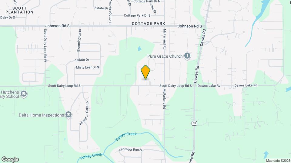 9310 Scott Dairy Loop Rd S Map and Location Details