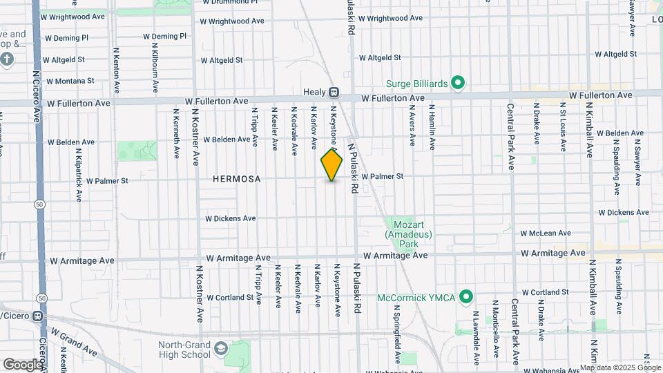 2150 N Keystone Ave, Unit Martinez Map and Location Details