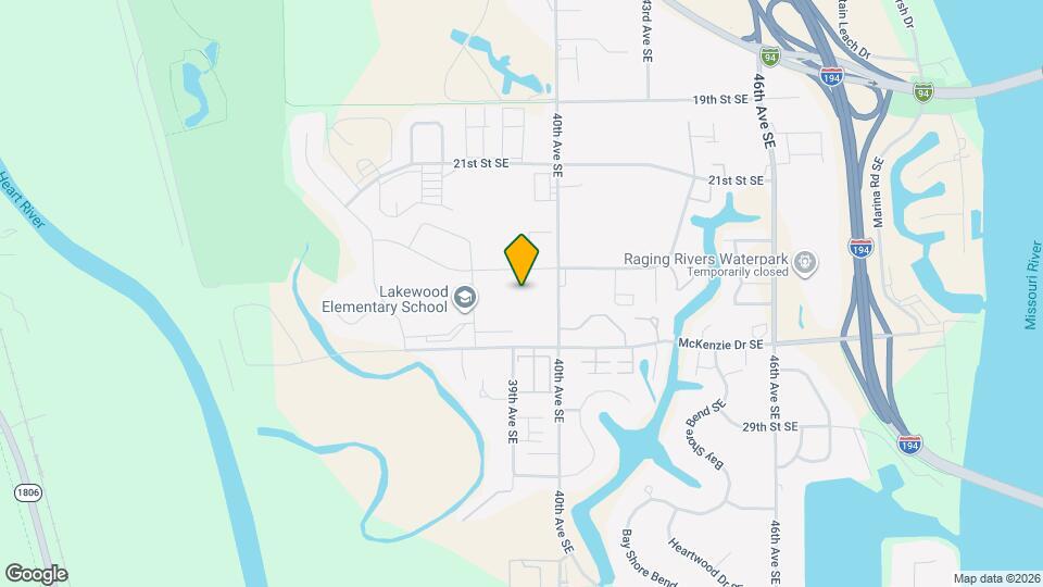 2512 Aquarius Ave SE Map and Location Details