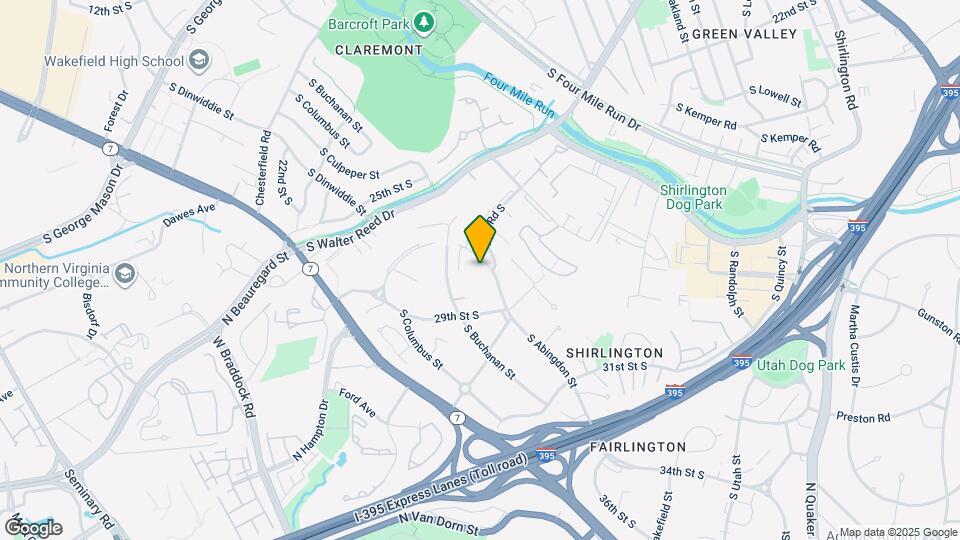 2836 S Abingdon St Map and Location Details