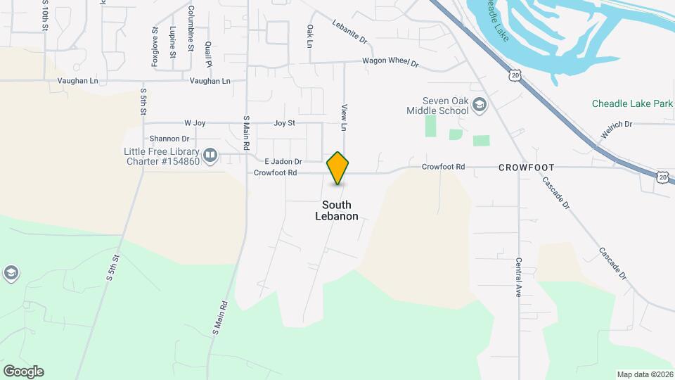 406 Hillview Dr Map and Location Details