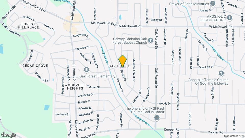 1460 Woody Dr Map and Location Details