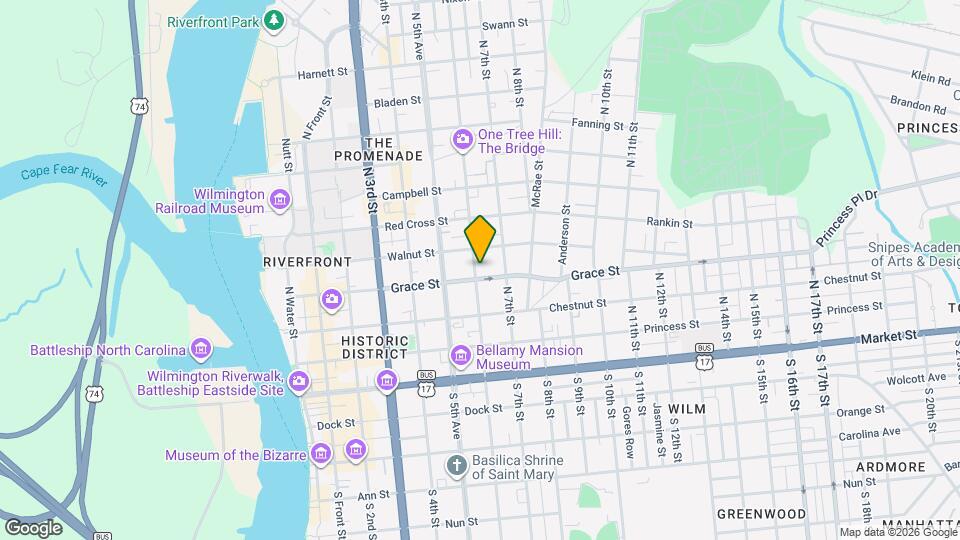 306 N 6th St Map and Location Details