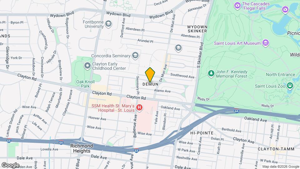 738 DeMun Map and Location Details