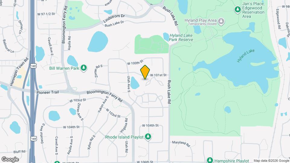 7601 W 101st St Map and Location Details