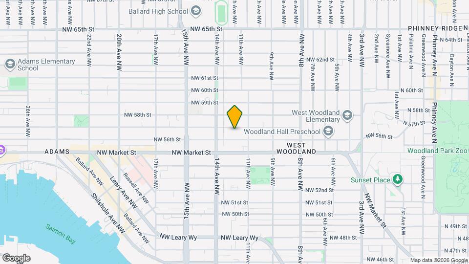 1125 NW 57th St Map and Location Details