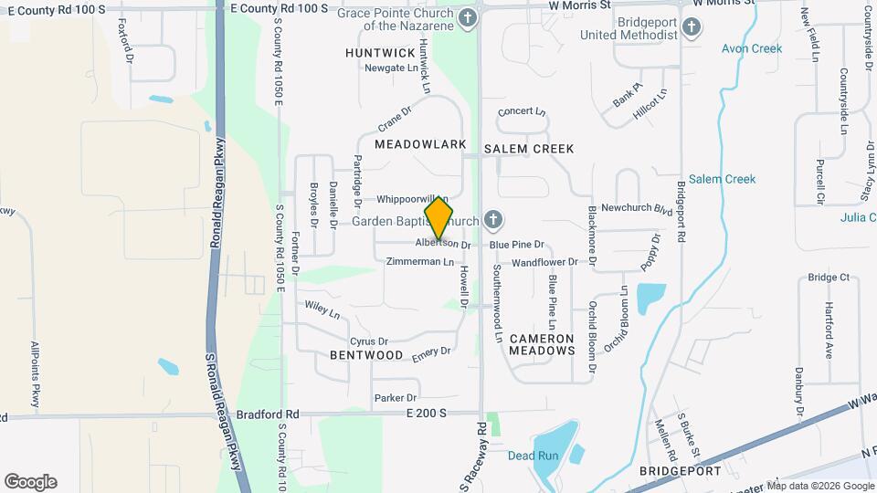 10891 Albertson Dr Map and Location Details