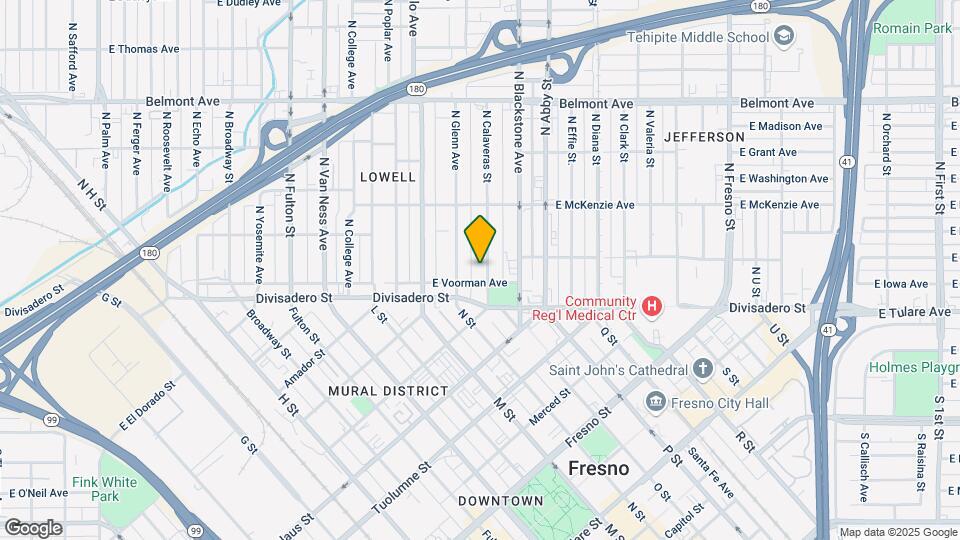 119 N Calaveras St Mapa y Detalles de la Ubicación