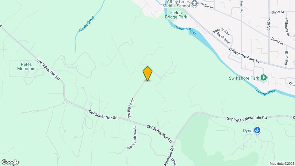 24790 SW Big Fir Rd Map and Location Details