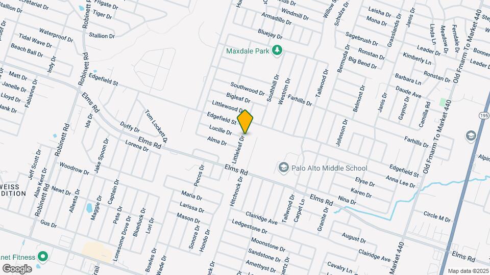 3506 Littleleaf Dr-Unit -A Mapa y Detalles de la Ubicación