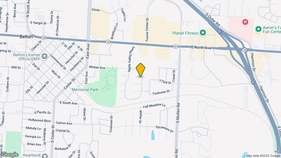 911 McIntosh Cir Map and Location Details
