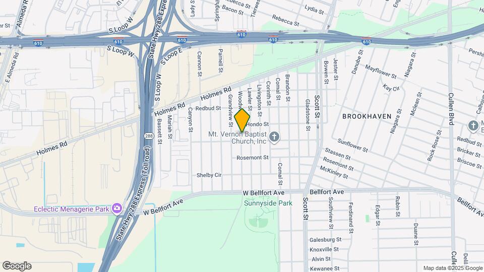 8131 Woodward St Map and Location Details